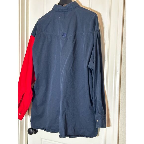 Rock Point size 2XL Texas flag long sleeve button down shirt - Picture 5 of 9